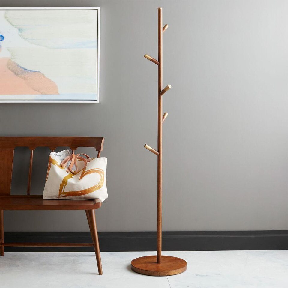 MidCentury Coat Rack (30 cm) West Elm Australia